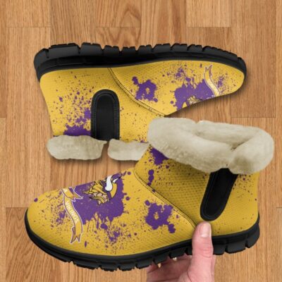 Minnesota Vikings Comfy Winter Snow Boots SBA1056