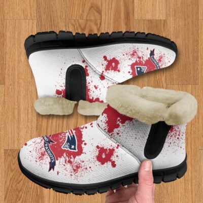 New England Patriots Comfy Winter Snow Boots SBA1091