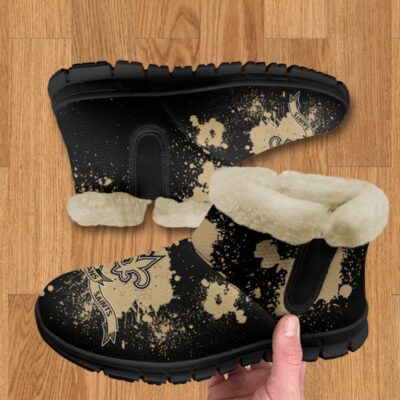 New Orleans Saints Comfy Winter Snow Boots SBA1067