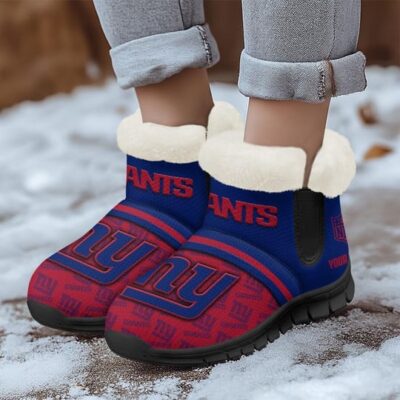 New York Giants Comfy Winter Snow Boots SBA1026
