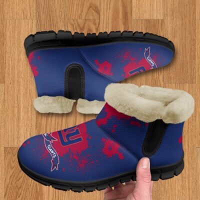 New York Giants Comfy Winter Snow Boots SBA1029