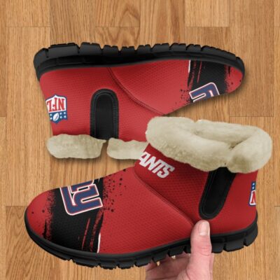 New York Giants Comfy Winter Snow Boots SBA1106