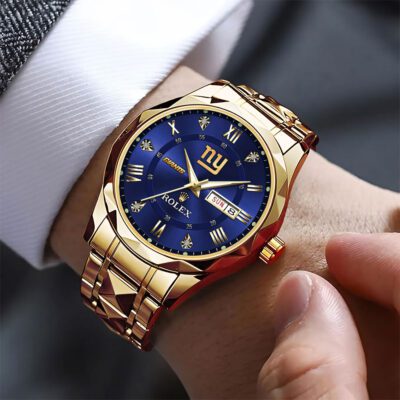 New York Giants x Rolex Alloy Luxury Quartz Watch 2