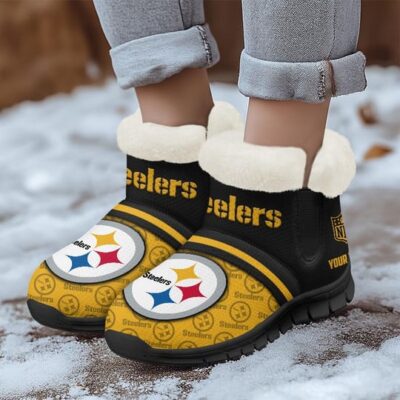 Pittsburgh Steelers Comfy Winter Snow Boots SBA1075