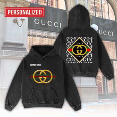 Gucci Gold Personalized Luxury Washed Hoodie Limited Edition 2
