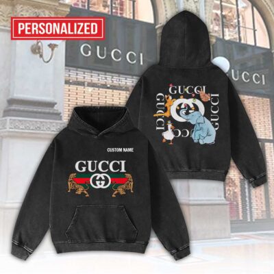 Gucci Tiger Animals Personalized Luxury Washed Hoodie Limited Edition 2