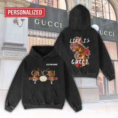 Gucci Tigers Washed Hoodie Limited Edition 2