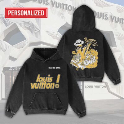 Louis Vuitton Summer Party Personalized Luxury Washed Hoodie Limited Edition 2