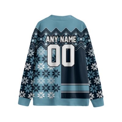NHL Seattle Kraken Special Ugly Christmas Cardigan 1