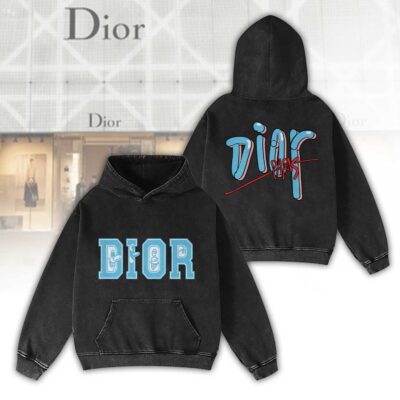 Dior Kenny Scharf Luxury 2D Washed Hoodie