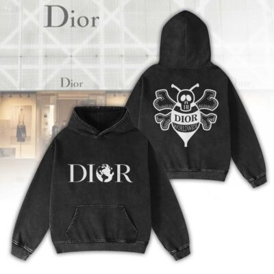 Dior Worldwide Bee Luxury 2D Washed Hoodie