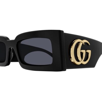 Gucci GG1425S 001 Black Grey Women's Sunglasses 3 1425s 001 53 gem opticians 4