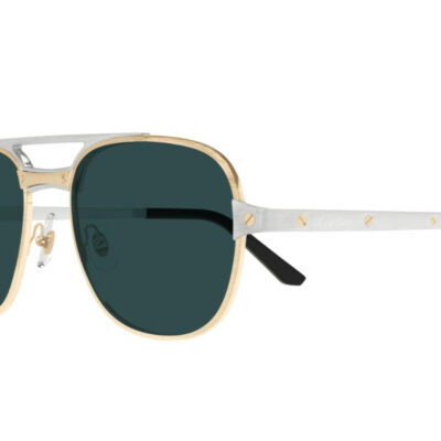 Santos de Cartier Sunglasses - CT0477S 003 2 CARTIER 0477S 003 56 closeup 5b6eefd4 39c6 4ea7 9fc9 5357439816a0