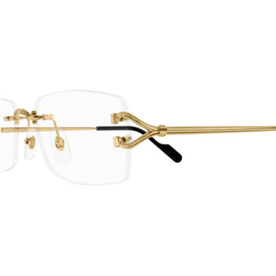 Classic C de Cartier motif glasses - CT0563O 001 2 CARTIER 0563O 001 56 closeup