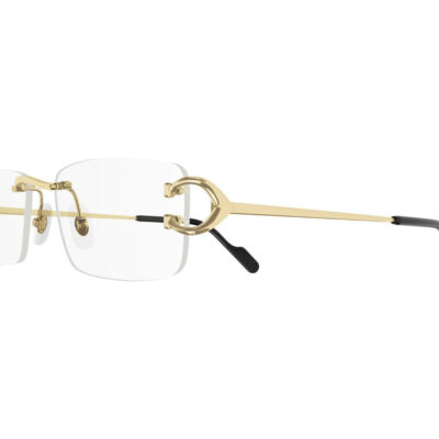 Cartier Glasses 0344O 001 53 closeup