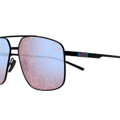 Gucci Sunglasses GG1676S 005 Shiny Shiny Black 2 GUCCI 1676S 005 60 closeup