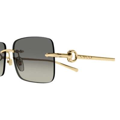 Gucci GG1703S 005 Gold Grey Sunglasses 2 GUCCI 1703S 005 55 closeup