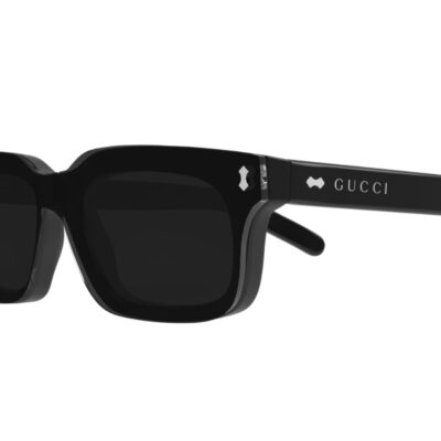 Gucci GG1711S 001 CLIP ON - Black Transparent Sunglasses 5 GUCCI 1711S 001CLIPON 53 closeup2