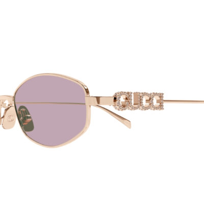 Oval frame sunglasses - Gucci GG1802S 003 55 2 GUCCI 1802S 003 55 closeup