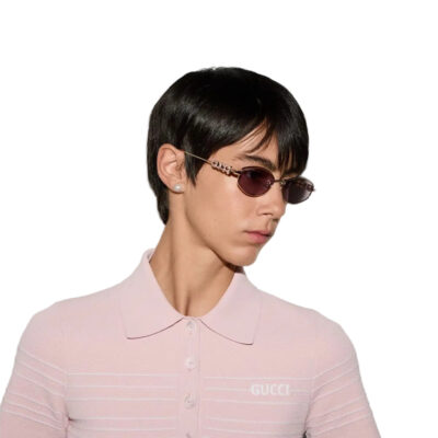 Oval frame sunglasses - Gucci GG1802S 003 55 3 gucci d06da217 9634 43f6 bb1f 7304b2f1e1a3